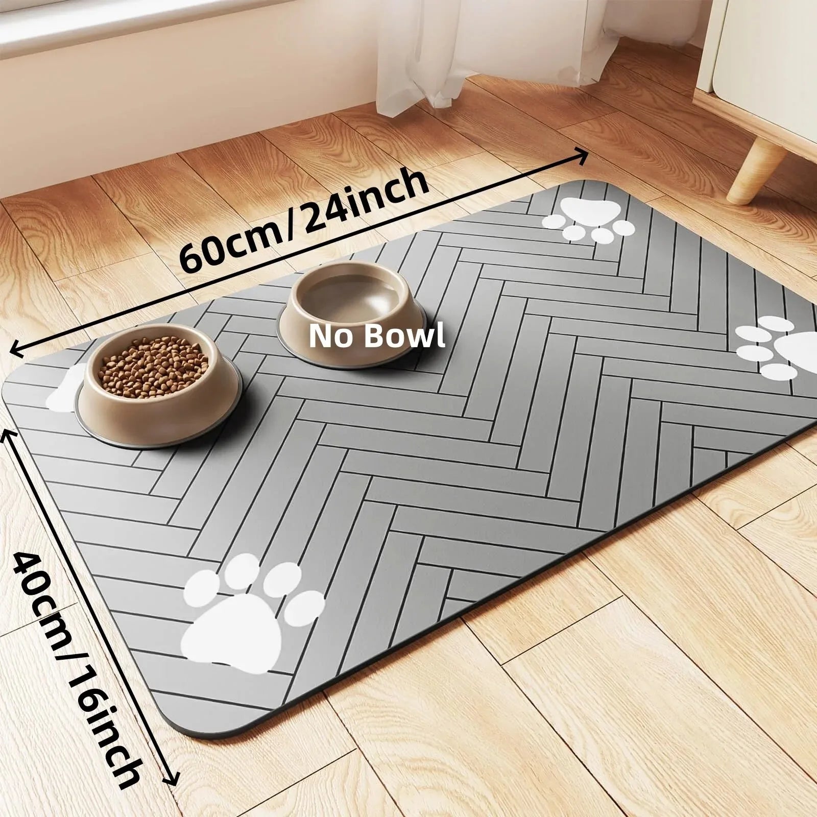 FurEase™ QuickDry Pet Feeding Mat