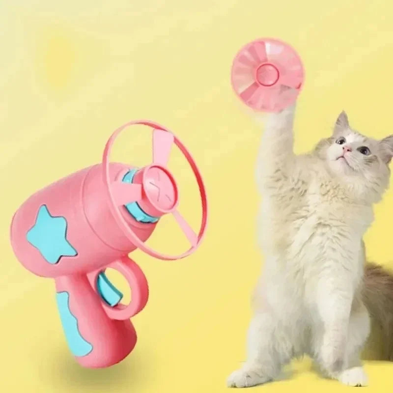 FurEase™ Flying Disc Cat Launcher