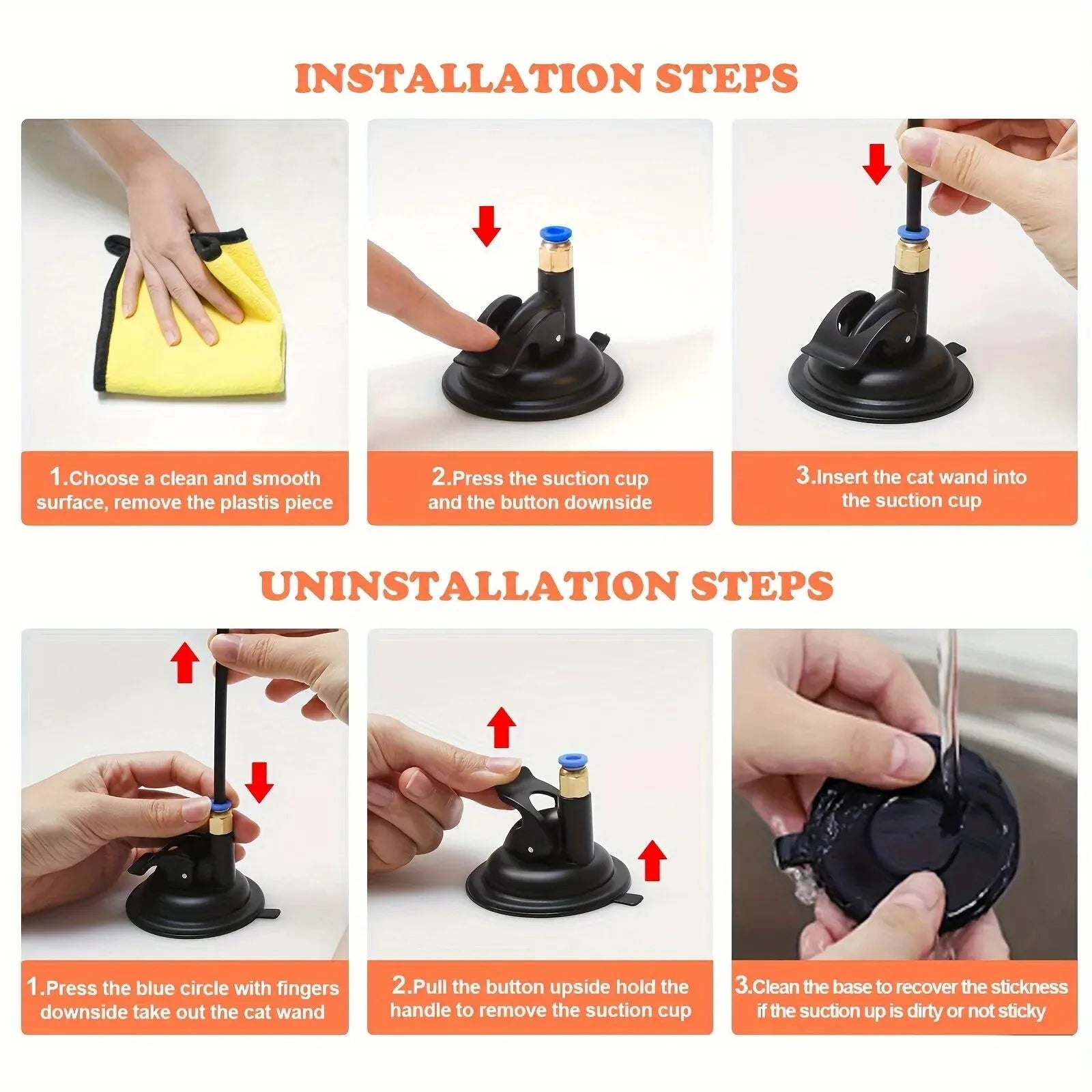 FurEase™ Suction Cup Cat Teaser Toy
