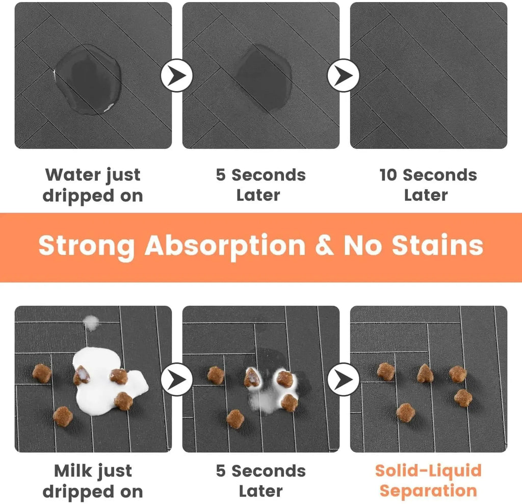 FurEase™ QuickDry Pet Feeding Mat