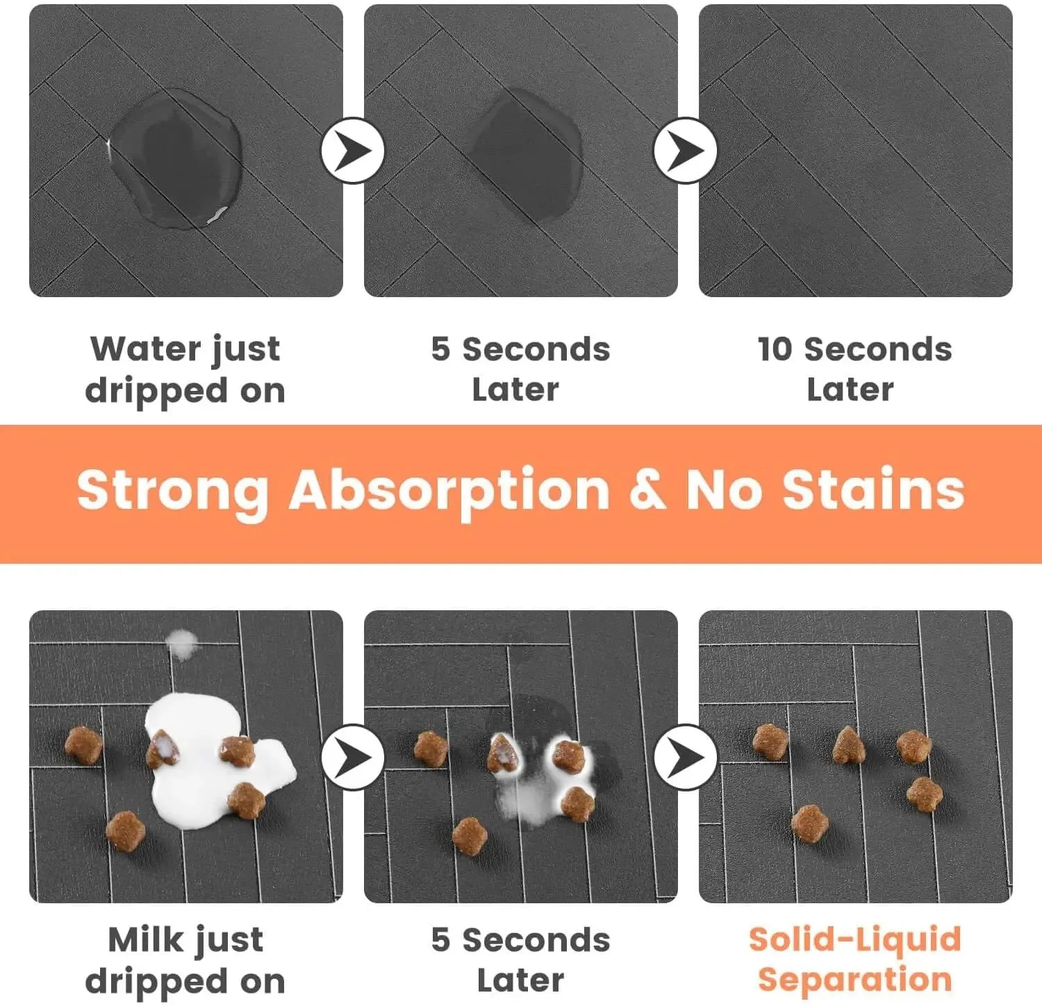 FurEase™ QuickDry Pet Feeding Mat