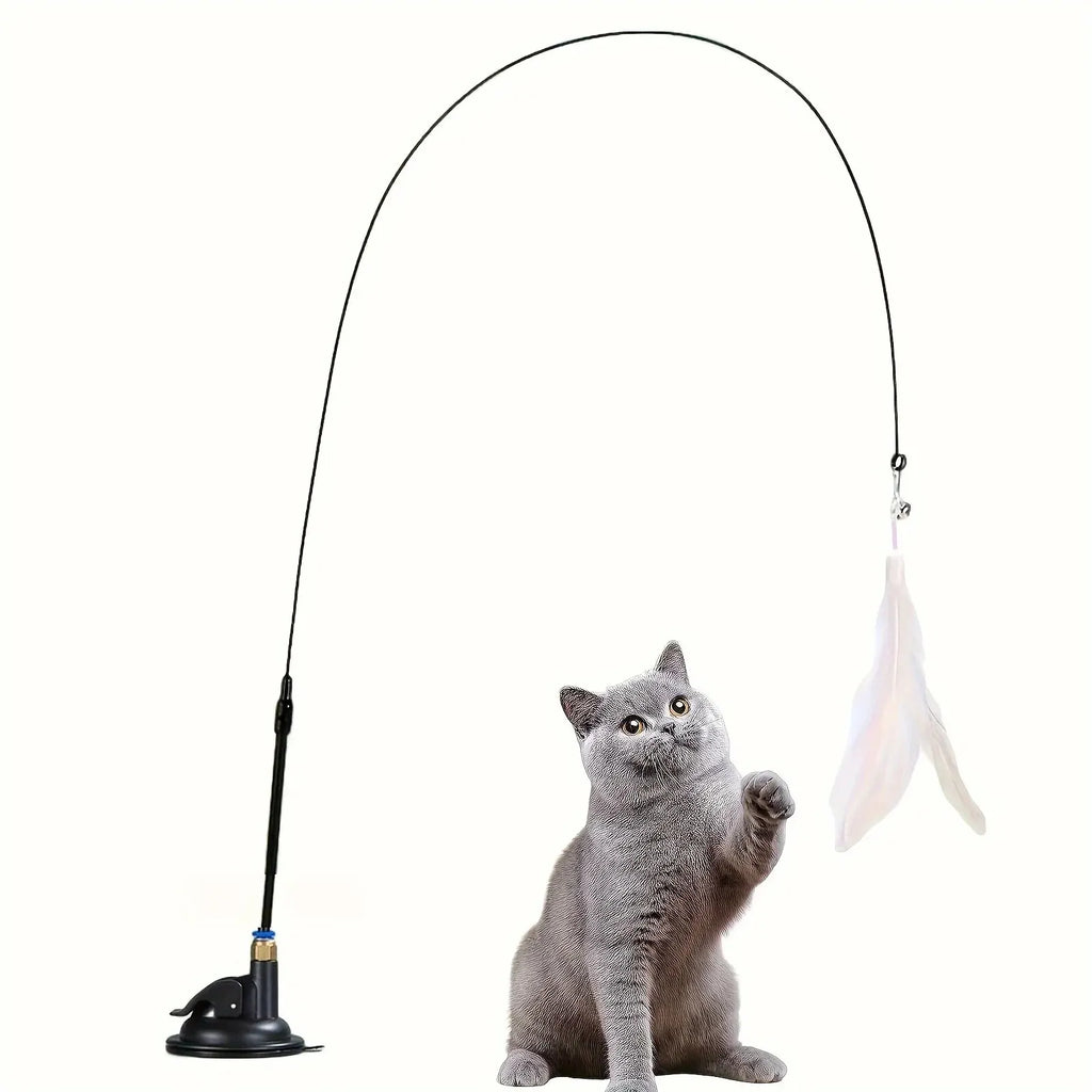 FurEase™ Suction Cup Cat Teaser Toy