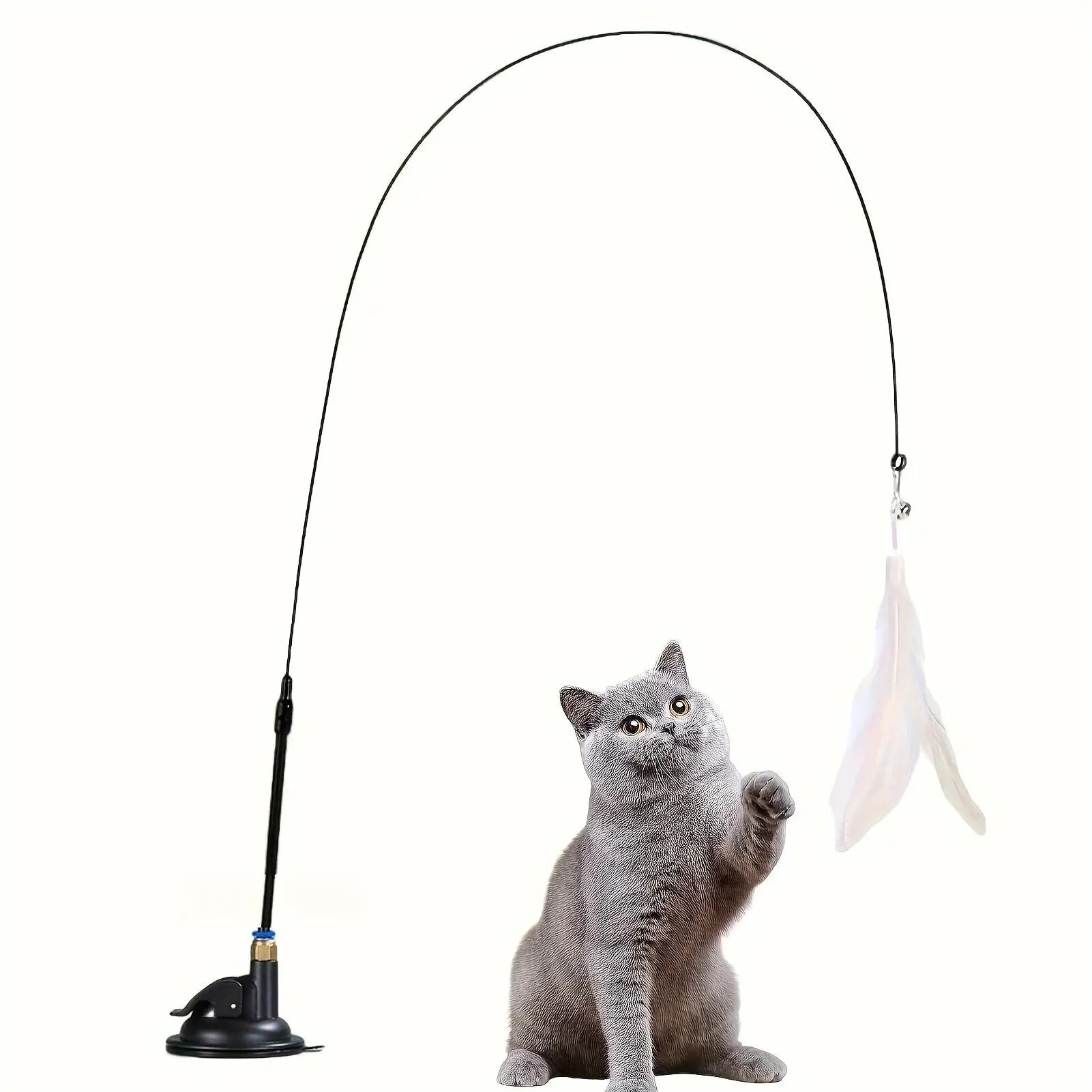 FurEase™ Suction Cup Cat Teaser Toy