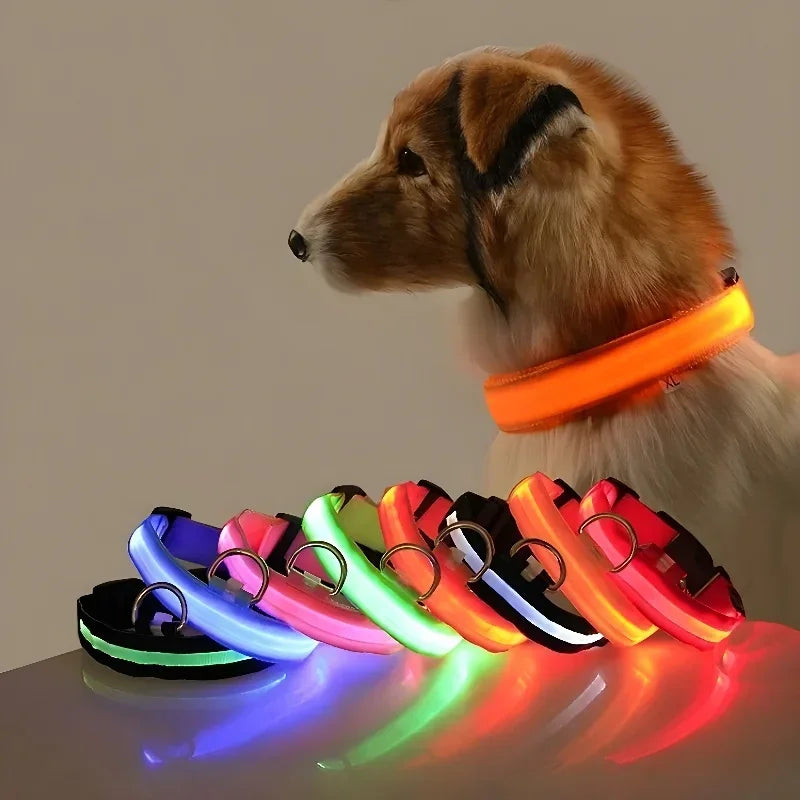FurEase™ GlowSafe LED Dog Collar