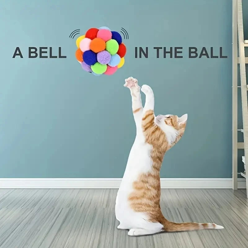 FurEase™ Bell Bounce Cat Ball