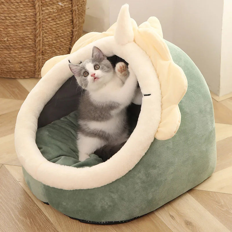 FurEase™ Cozy Cave Pet Bed