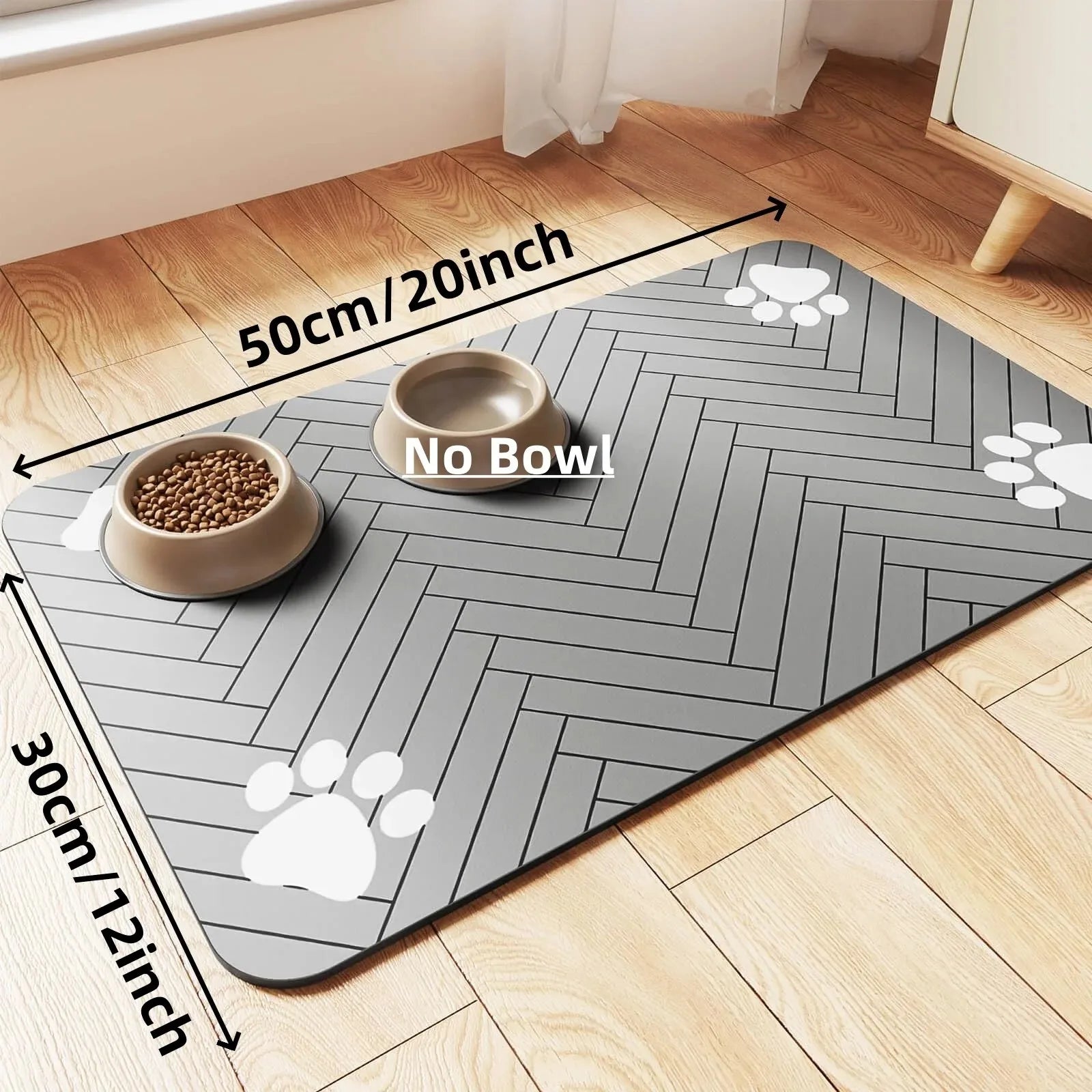 FurEase™ QuickDry Pet Feeding Mat