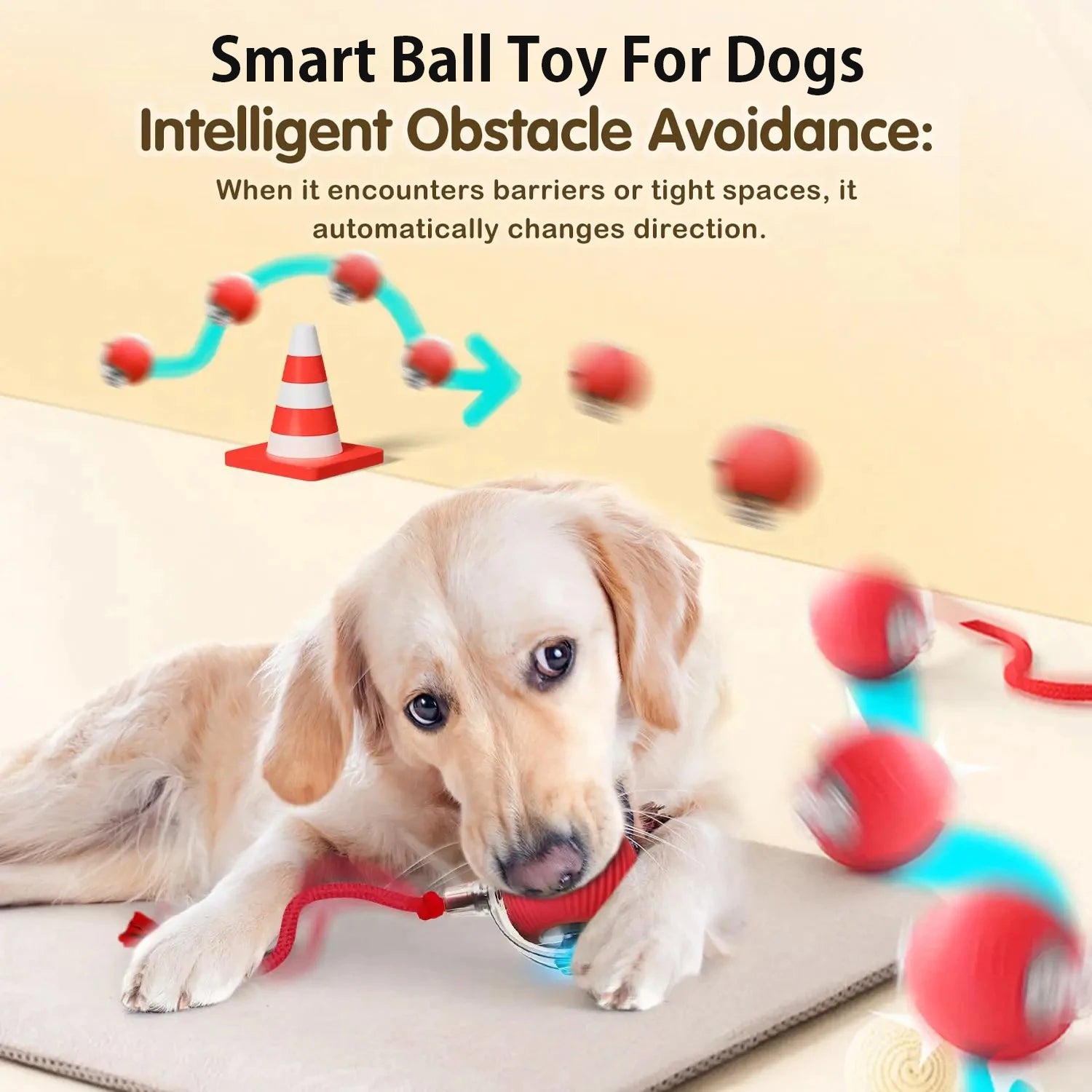 FurEase™ Smart Rolling Ball